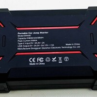 DINKALEN DN400 3000A Auto-Starthilfe, schwarz, 23800 mAh 12-V-Batterie-Starthilfe mit LED-Licht (für alle Benzin- oder 8,0-Liter-Dieselfahrzeuge), QC3.0-Schnellladung