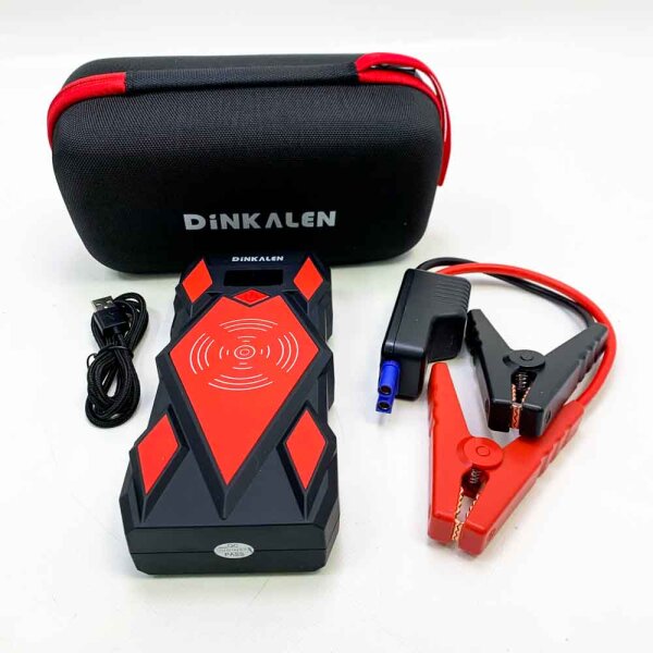 Dinkal DN200 (without OVP) Auto Start Aid Powerbank 1600A Portable 12V LED flashlight