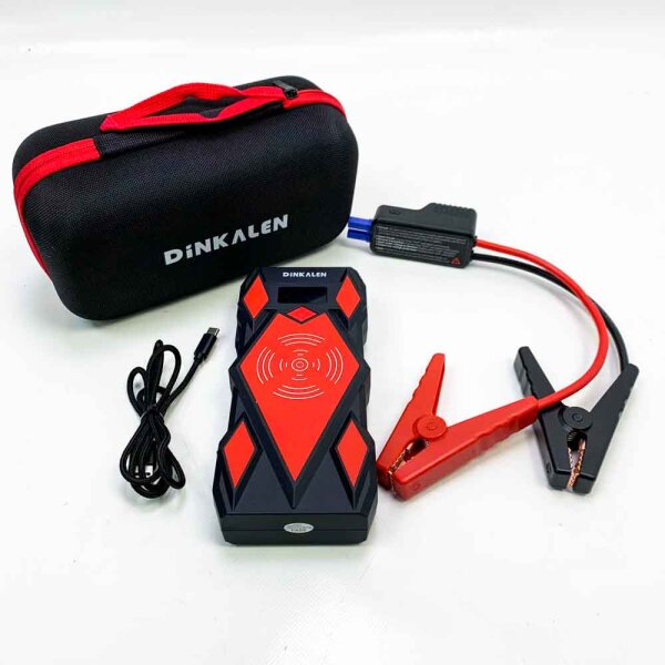 Dinkalen DN200 Auto Start Aid Powerbank 1600A Portable 12V LED flashlight