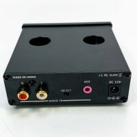 Fosi Audio P2 (Birne fehlt) Röhren Kopfhörerverstärker Vakuumschlauch Vorverstärker Mini Hi-Fi Stereo Audio mit niedrigem Erdgeräuschausgang Schutz für Kopfhörer