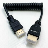 Supfoto High Speed ​​Full HDMI 2.0 Coiled Cable 30cm to 54.9cm for 4K 60P for BMPCC 4K 6K Atomos Ninja Niji