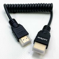 Supfoto High Speed ​​Full HDMI 2.0 Spiral cable 30 cm to 54.9 cm for 4K 60P for BMPCC 4K 6K Atomos Ninja Niji