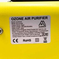 ALDIOUS Ozongenerator, 20,000 mg/h, kommerzieller Ozon-Luftreiniger mit Timer, Ionisator Ozon-Maschine für Schlafzimmer, Büro, Auto und Haustiere