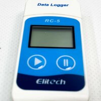Elitech RC -5 temperature data logger - mini USB temp recorder internal external sensor high accuracy temperature data logger 32000 points record waterproof according to IP67 (5 packs)