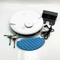 ECOVACS DEEBOT N8 2-in-1 vacuum cleaner robot, powerful suction power, intelligent DTOF navigation, personalized cleaning, ideal for animal hair, app/Alexa control, WLAN connection