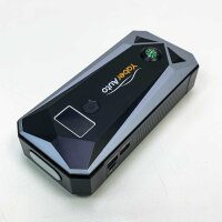 YaberAuto YA50 Starthilfe Powerbank 3000A Spitzenstrom 21800mAh Auto Starthilfe mit LCD Bildschirm, Starthilfegerät (Für Alle Benzinmotor oder 7,0L Dieselmotoren) mit LED Taschenlampe, YA50