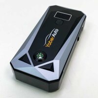 YaberAuto YA50 Starthilfe Powerbank 3000A Spitzenstrom 21800mAh Auto Starthilfe mit LCD Bildschirm, Starthilfegerät (Für Alle Benzinmotor oder 7,0L Dieselmotoren) mit LED Taschenlampe, YA50