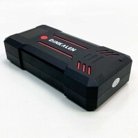 Dinkal DN400 (without OVP) 3000A Auto-start aid, black, 23800 mAh 12 V battery start aid with LED light (for all petrol or 8.0-liter diesel vehicles), QC3.0 quick charge