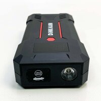 Dinkal DN400 (without OVP) 3000A Auto-start aid, black, 23800 mAh 12 V battery start aid with LED light (for all petrol or 8.0-liter diesel vehicles), QC3.0 quick charge