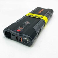 ASPERX AX2500 Starthilfe Powerbank 2500A Spitzenstrom 21000mAh Tragbare Auto Starthilfe 12V Starthilfegerät für Bis zu 10L Benzin oder 7,3 L Dieselmotor mit LED Taschenlampe & 18W USB-C