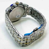 Olevs mens watches white stainless steel bracelet quartz clock men with diamond date waterproof bright classic elegant wristwatch gift