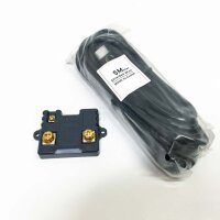 DollaTek TF03K 50A Batteriemonitor, Hoch- und Niederspannung, programmierbarer Alarmspannungsbereich 10V-120V mit Anschlusskabel und 5M abgeschirmtem Kabel