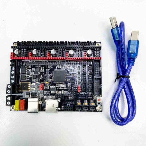 BIGTREETECH SKR V1.4 Turbo 32bit Controller Panel Board für 3D-Drucker, kompatibel mit 12864LCD/TFT24, unterstützt 8825/TMC2208/Tmc2130