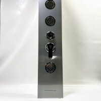 Auralum hydromassage shower column, stainless steel...
