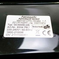 Hanseatic Kontaktgrill 83347967, 2100 W, 7 voreingestellte Grillprogrammen, Lichtindikator