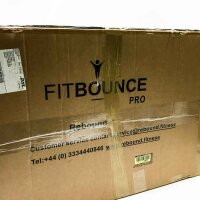 FIT Bounce PRO Bungee-Trampolin Patentvergabe | Faltbar, Leise, Schön Konstruiert Professionelles Minitrampolin für Erwachsene & Kinder | Inklusive DVD Online Workouts | Maximalgewicht 150kg