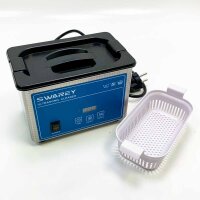 SWarey SS08 800ml Ultrasonic cleaning devices 45000Hz Ultrasonic cleaning device Professional ultrasonic cleaner with basket and 18 working hours for cleaning jewelry rings glasses dentures