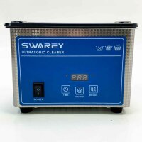 SWAREY SS08 (ohne OVP) 800ML Ultraschallreinigungsgeräte 45000Hz Ultraschallreinigungsgerät Professionelle Ultraschallreiniger mit Korb und 18 Arbeitszeit zum Reinigen von Schmuck Ringen Brillen Zahnersatz Uhren