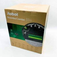 iRobot Saugroboter RVB-Y2 Roomba Combo i8+ (i857840) (Gebraucht: Kratzer an Absaugstation & abgebrochene Klappe) inkl. autom. Absaugstation, Schwarz