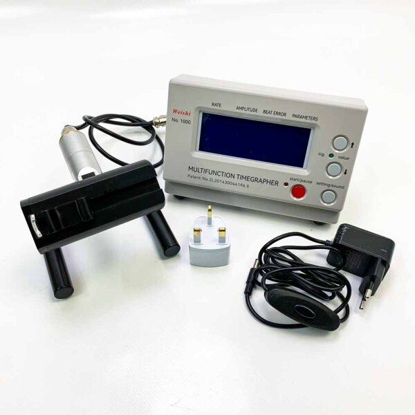 Weishi TimeGrapher (without OVP) No.1000 pm Timing machine Multifunction tester Tool (UK & Europa connector)