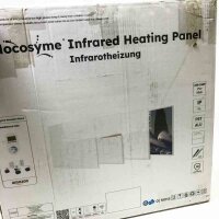 Hocosyme Infrarotheizung Bild 300 Watt,Infrarotheizung Wandmontage mit Thermostat,Wochentimer - Elektroheizung mit Überhitzungsschutz