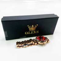 Olevs 6642l prismatic diamond watch, fashionable luxury...