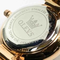 Olevs 6642l prismatic diamond watch, fashionable luxury watches for women, fine classic steel, analog quartzrzhr