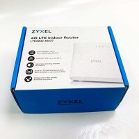 Zyxel indoor router with 150 Mbit/s 4G LTE | WLAN with 32 devices can be used together | Seamless change between 4G/3G LTE | 4 Ethernet LAN ports | Plug & Surf [LTE3202-M437]