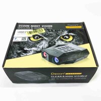 Night vision device Infrarot HD, DSOON Night vision Professional hunting 2K Photo 1080p Video 2.5 "TFT, 400m visibility for total darkness, 4x digital zoom, 7x infrared camera (with 32g memory card)