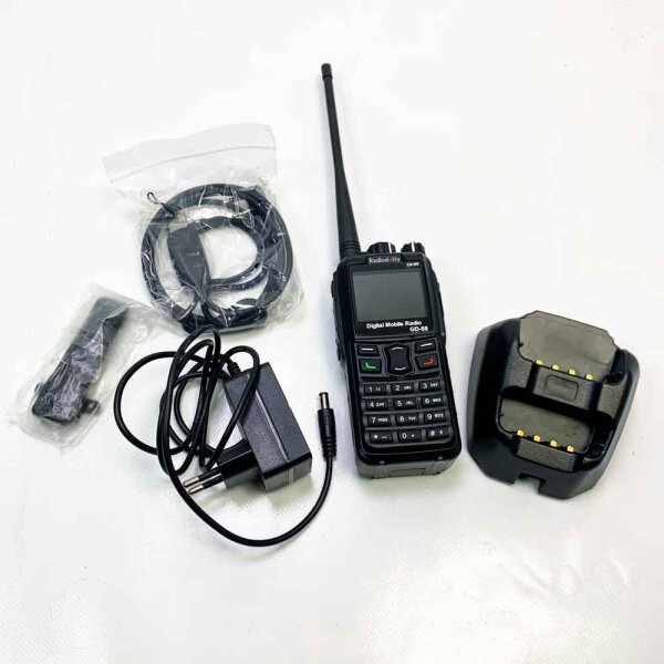 Radioddity GD-88 DMR & Analoges 7-W handheld radio, VHF/UHF dual band amateur radio, with GPS/APRS, cross-band repeater, SFR, 300,000 contacts