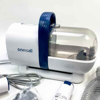 Onisall dog machine with vacuum cleaner, great suction power with 12000 PA sucks 99.99% of the animal hair, quiet clipper dog cat dog hair cutting machine with 7 caregivers