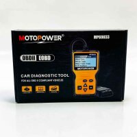 MOTOPOWER MP69033 Auto OBD2 Scanner Codeleser Motor-Fehlercode-Leser Scanner CAN Diagnosegerät für alle OBD II Protokoll Autos