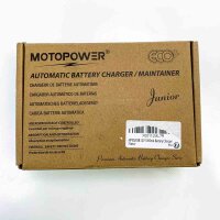 MOTOPOWER MP00205B 12V 1000mA Automatisches Ladegerät für Auto, Motorrad und mehr