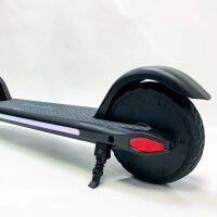 Smoosat E9 per electric scooter, with colorful rainbow light, 5 miles range, LED display, adjustable speed and H? He, foldable for children from 8-12 years