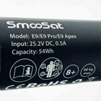 SmooSat E9 PRO Elektroroller, mit Bunter Regenbogenlicht, 5 Meilen Reichweite, LED-Anzeige, Einstellbare Geschwindigkeit und H?he, Faltbarer f¨¹r Kinder von 8-12 Jahren