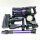 Tikom V700 cordless vacuum cleaner 450W 33000pa suction power, 50mins max, 6 in 1 vacuum cleaner wireless with 1.3L dust container, ideal for carpets, animal hair, hard floors, purple