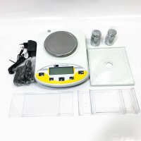 CGOLDENWALL Electrical precision scale 3000 g, 0.01 g Digital scale with auto -correction functions, memory and more, ideal for laboratory kitchen jewelry, already calibrated and ready for use (3000 g, 0.01 g)