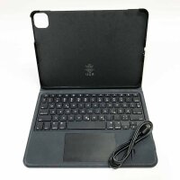 ESR ascend keyboard case, iPad keyboard compatible with iPad Pro 11 (2022/2021/2020/2018), iPad Air 5/4 (2022/2020), magnetic removable cover, adjustable stand in portrait/transverse format, black