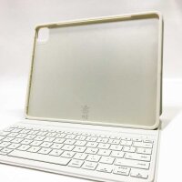 ESR Ascend Tastatur Hülle Lite, iPad Tastatur Hülle kompatibel mit iPad Pro 12.9 2022/2021, magnetische abnehmbare Hülle, Einstellbarer Hoch-/Querformatmodus, leicht und tragbar, Weiß