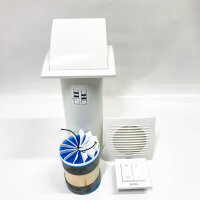 Europelast 100mm decentralized ventilation with heat...