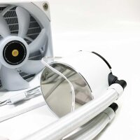 Thermalright Frozen Notte 360 ​​White ARGB water cooling CPU cooler, two PWM fans, suitable for AMD/AM4/AM5, Intel 1700/1150/1200/2011