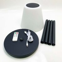 Solar outer light with light sensor, dimmable RGB and...