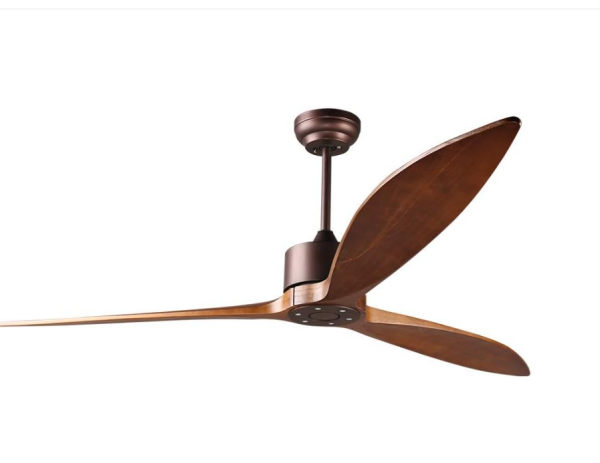 RIGA 165 cm DC engine, modern intelligent ceiling fan with Google Home Alexa App-Fernmetien, 6 speeds, timer for kitchen, terrace, living room