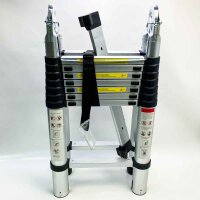 EXGOO Exgo Aluminum Telescopic Ladder Folding Telescopic...