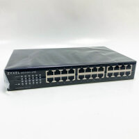 Zyxel 24-Port Gigabit Ethernet Unmanaged Switch-Design without fan [GS1100-24E]