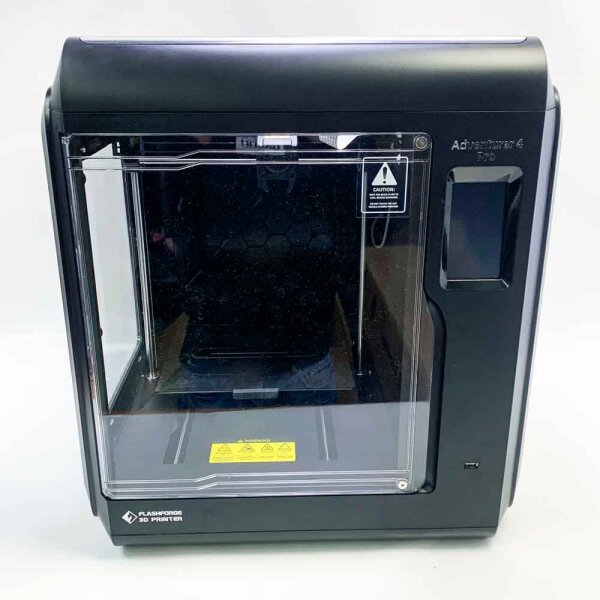 Flashforge 3D printer (only suitable for spare parts, message!) Adventurer 4 Pro, 30-point auto-leveling, max. 5x faster 300mm/s print, efficient cooling system with copper & hardened nozzle bundle perfect for ABS/Pla/PC/PETG/PETG -Cf/pla-cf