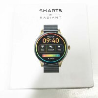 Radiant - San Diego Collection - Smartwatch, smartwatch with heart rate meter, blood pressure meter, sleep monitor and digital activity bracelet function. for men and women. Compatible with Android iOS