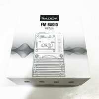 Raddy RF75A APP Control Kurzwellenradio, tragbarer AM/FM/VHF/SW-Empfänger mit BT, wiederaufladbares Taschenradio mit 3 M Drahtantenne