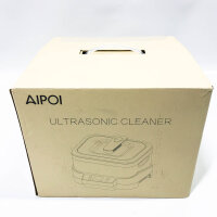 AIPOI Ultraschallreinigungsgerät 1200ML, Ultraschallreiniger mit Gespaltener, Ultraschallbad zur Reinigung für Schmuck, Brillen, Uhren, Zahnprothesen, Geschirr usw, 70W Ultrasonic Cleaner (Grau)