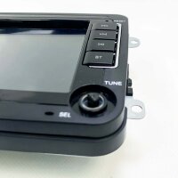 7 Zoll Integriertes kabelloses Carplay (Ein Knopf fehlt) und kabelloses Android Auto mit RDS Bluetooth FM AM Doppel-DIN 1080P Full HD Vollbild-IPS-Bildschirm unterstützt VW Jetta Golf Polo Passat Tiguan Linux-Autoradio